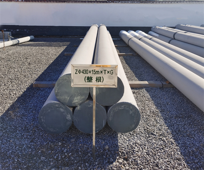宣城430×15米×T×G终端电线杆